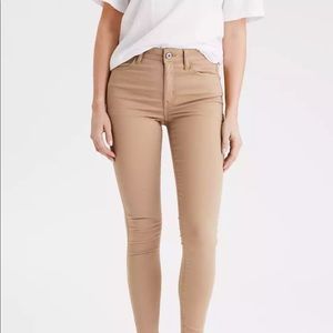 American Eagle High Waisted Khaki Jegging